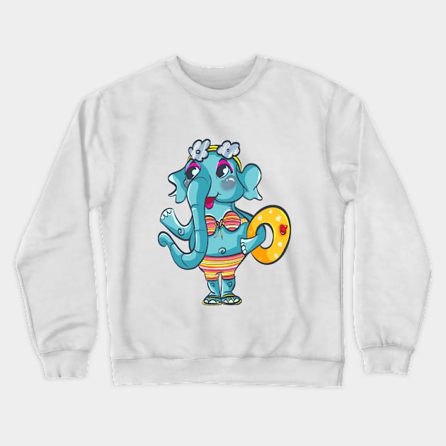 summer vibes Crewneck Sweatshirt by MmzArtwork